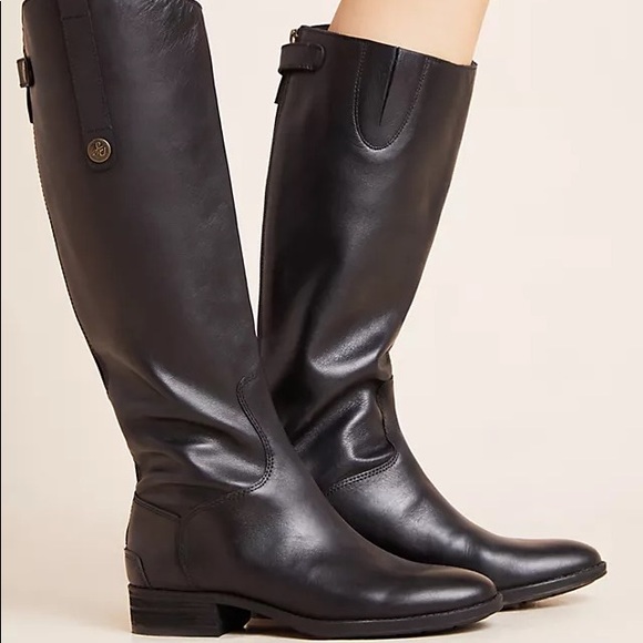 Sam Edelman Shoes - NWT Sam Edelman Women's Penny Classic Equestrian Boot Black Leather